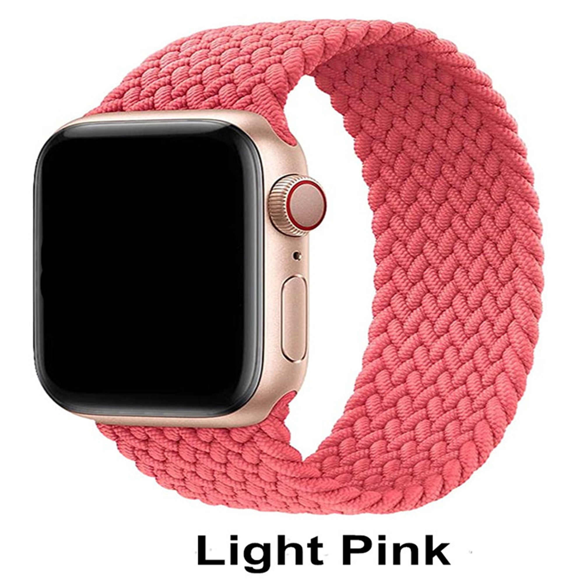 Bracelet de remplacement tressé à boucle solo pour Apple Watch iWatch Bracelet de remplacement tressé à boucle solo pour Apple Watch iWatch